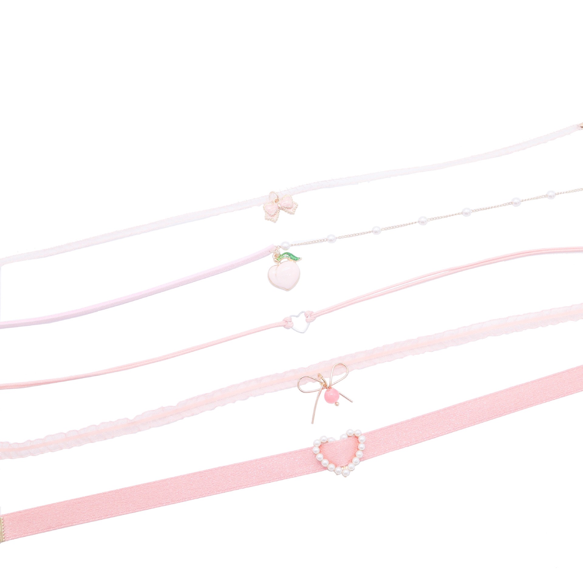 Chocker xinh BST màu hồng A-ck66-70 Mayconner