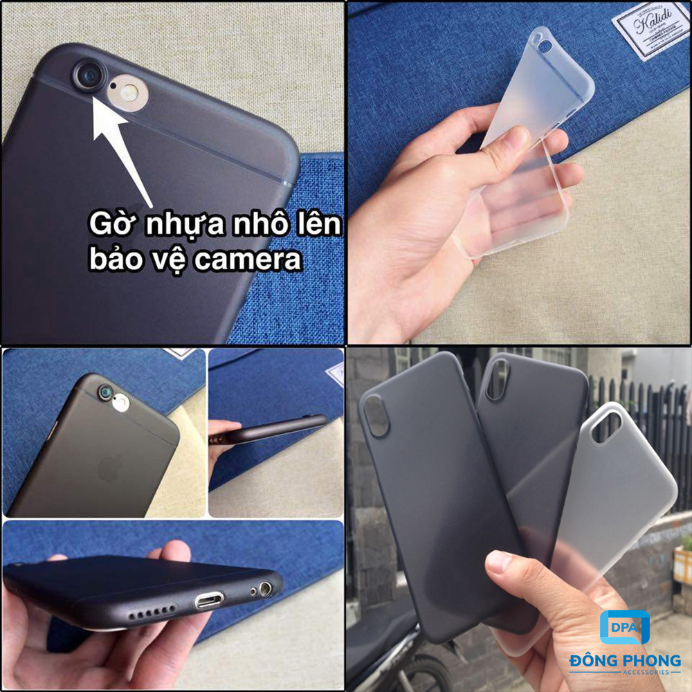 Ốp Lưng iPhone Siêu Mỏng Trong Nhám UniBody