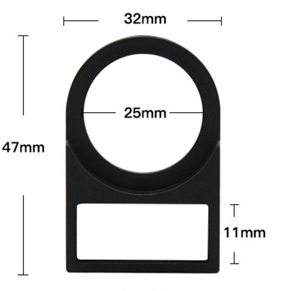 Mác ghi tên đèn báo, nút nhấn phi 22 - Bộ 10 cái