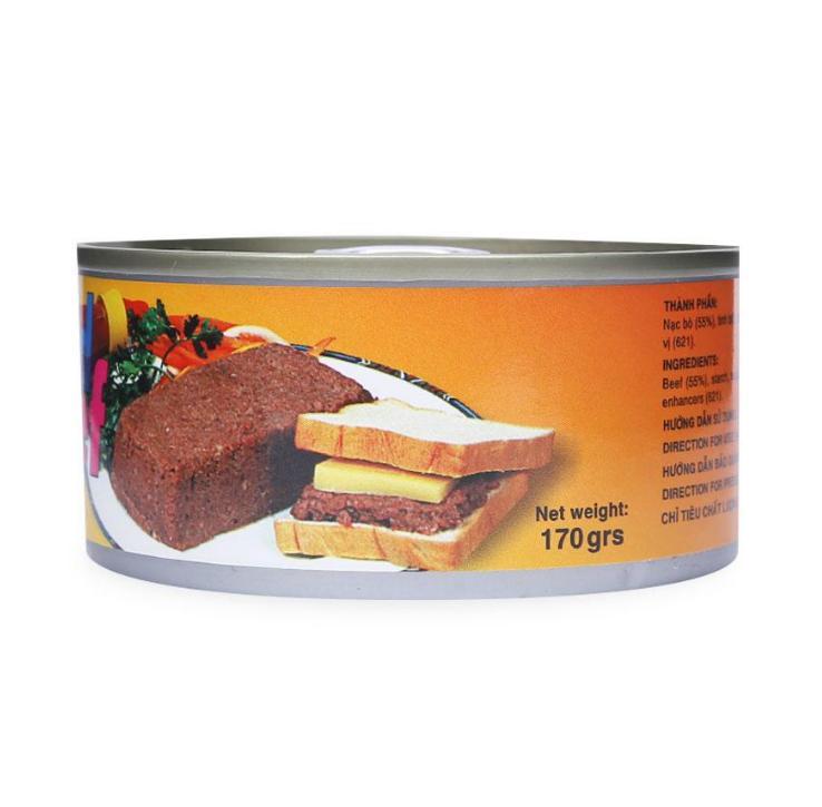Combo 4 Corned Beef Vissan 170G (Date 2023)