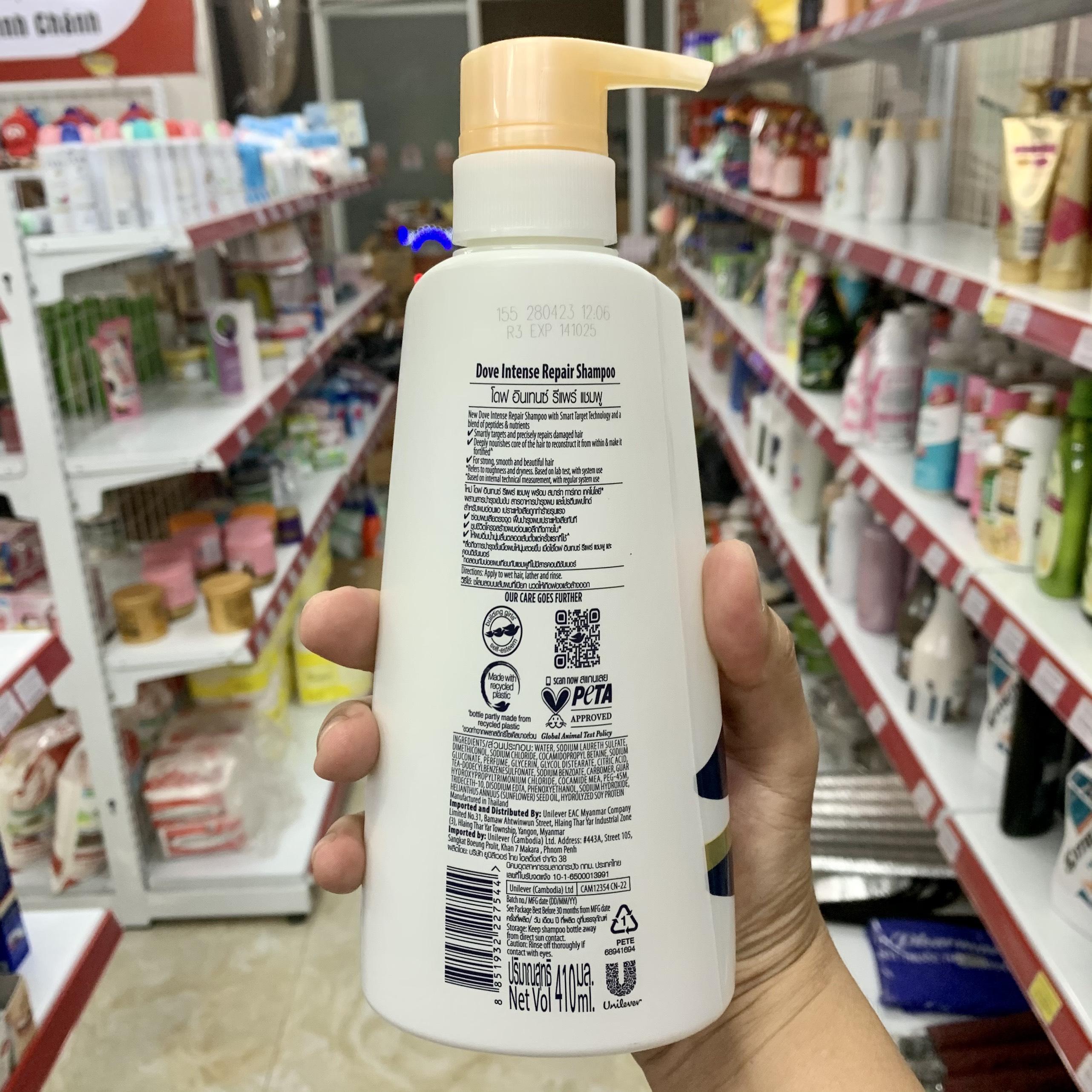 2 chai Dầu gội DOVE - 410ml/chai