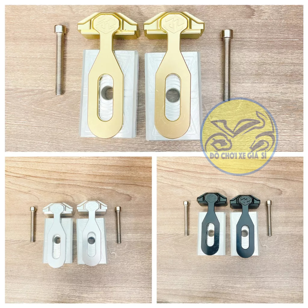 Cặp Pát tăng Sên Nẹp gấp 3D cho Raider/Satria lắp như zin