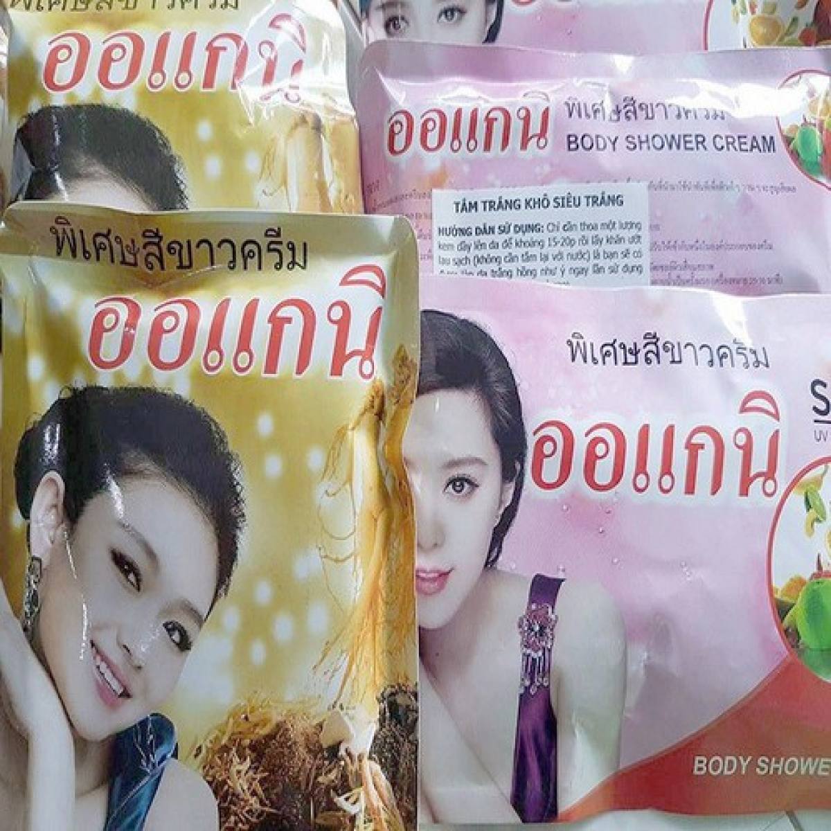 Tắm Trắng Khô Siêu Trắng Thái Lan - Nhân Sâm
