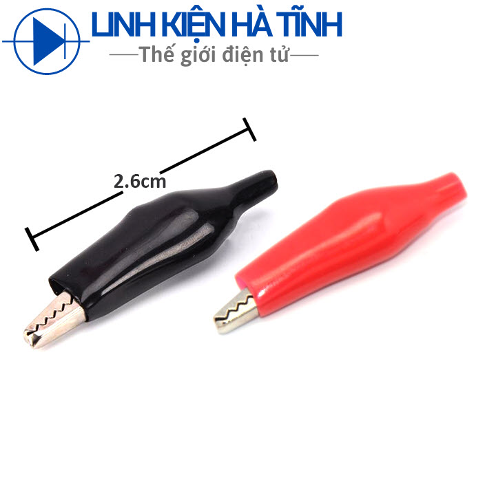 2 cặp kẹp cá sấu nhỏ