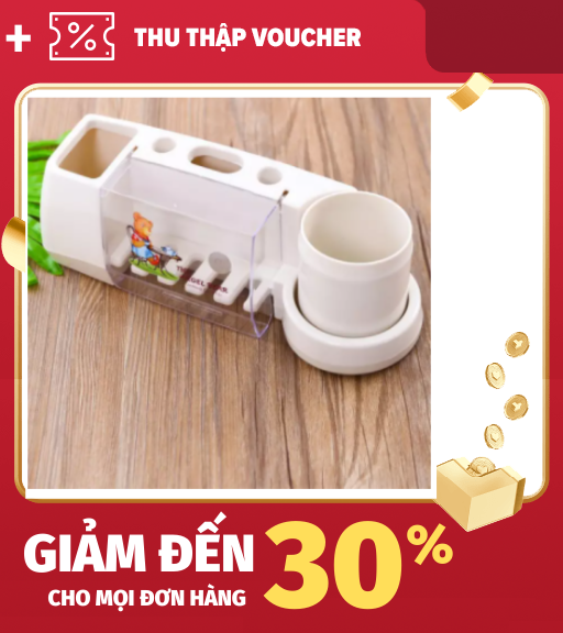 Giá để bàn chải kem đánh răng (Nhập khẩu và phân phối bởi Hando)