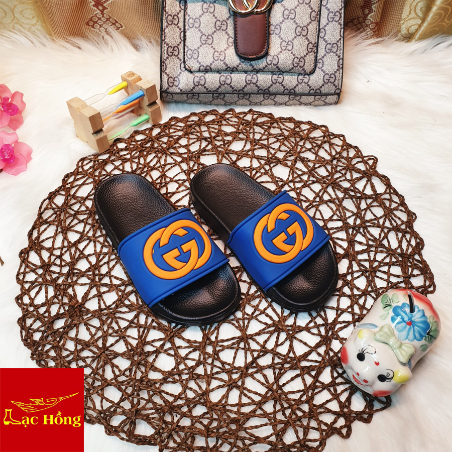 Dép Trẻ Em Thời Trang Gg Xanh Cam