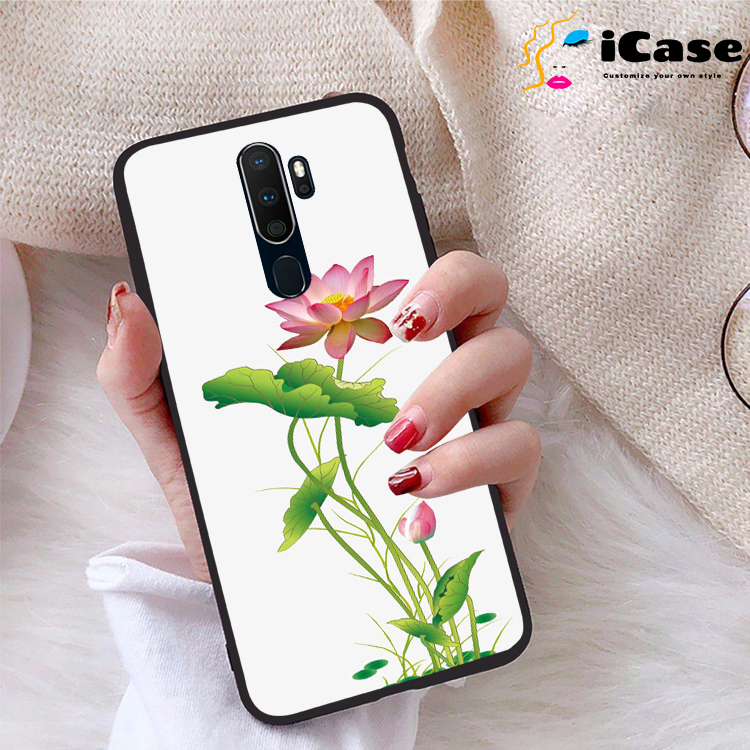 Ốp lưng Oppo A9 2020 viền dẻo TPU BST Sen