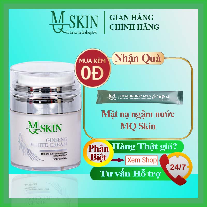 Kem dưỡng Face nhân sâm MQ Skin MQSkin kem dưỡng da làm trắng da tái tạo da thay da