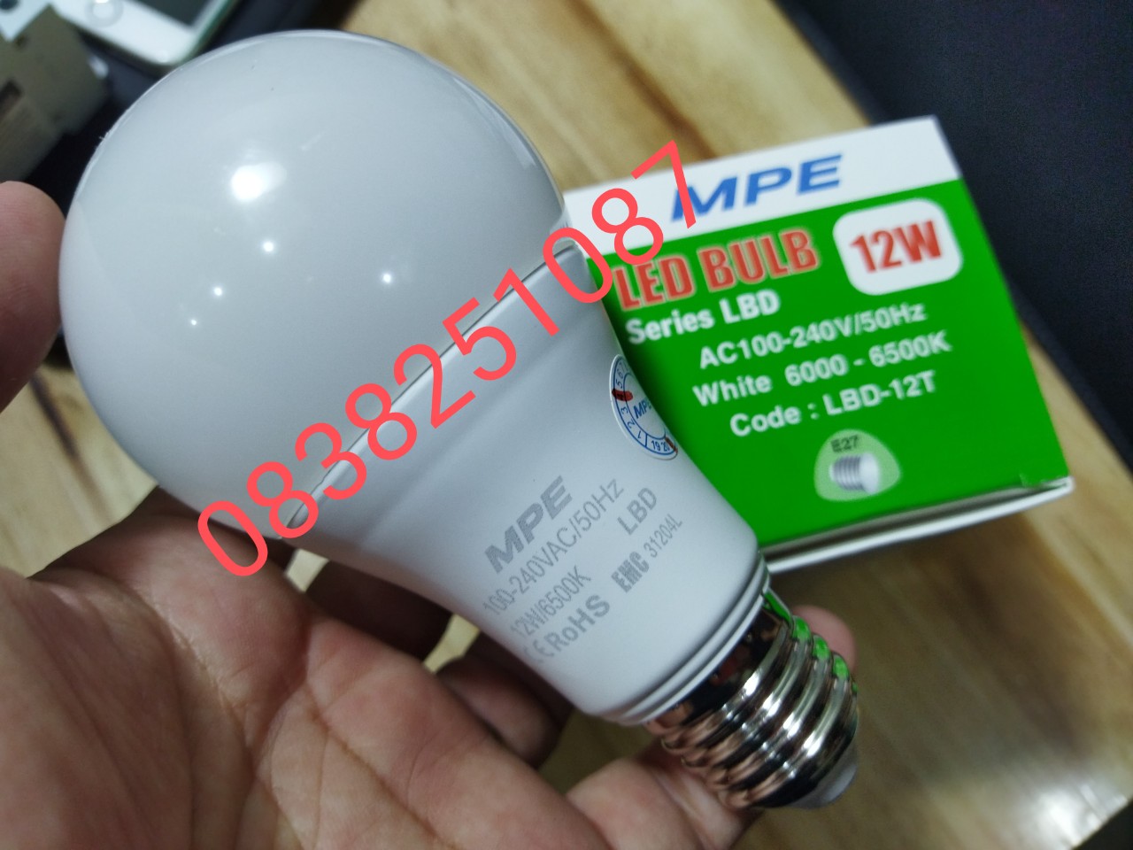High Quality 12W Led Bulb Mpe Lbd-12 (European Standard)