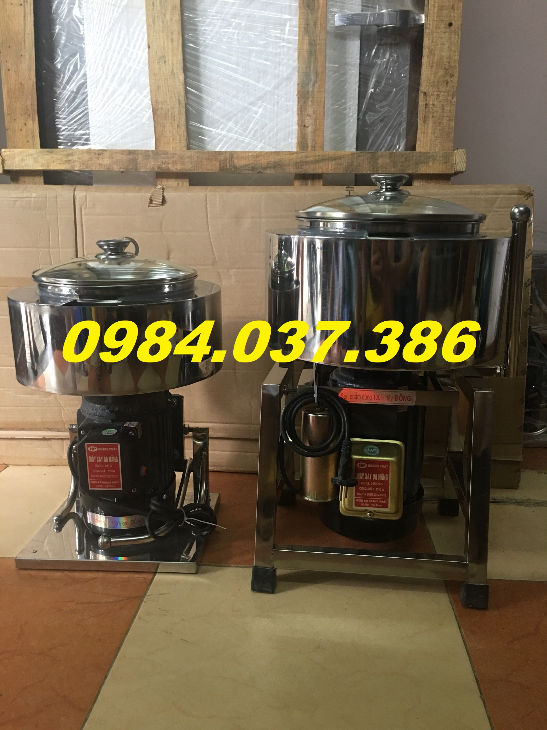 Máy xay giò chả 2kg có bao đá