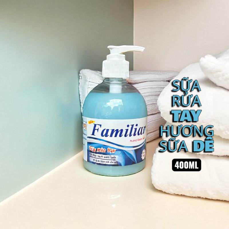 Sữa Rửa Tay Familiar Làm Mịn Da & Giữ Ẩm 400ml