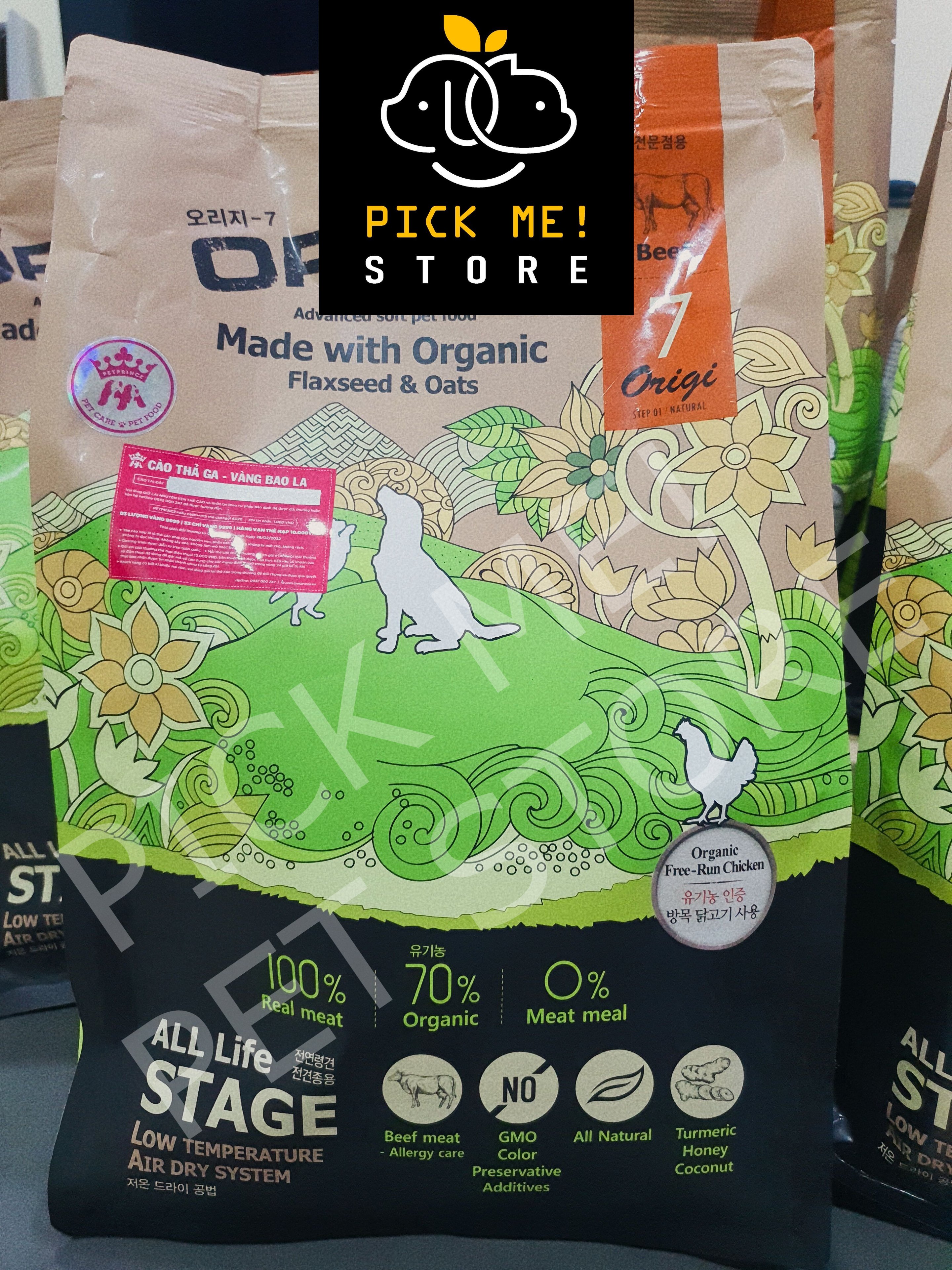 [Túi 400g ] Hạt mềm hữu cơ Origi-7 Cho Chó