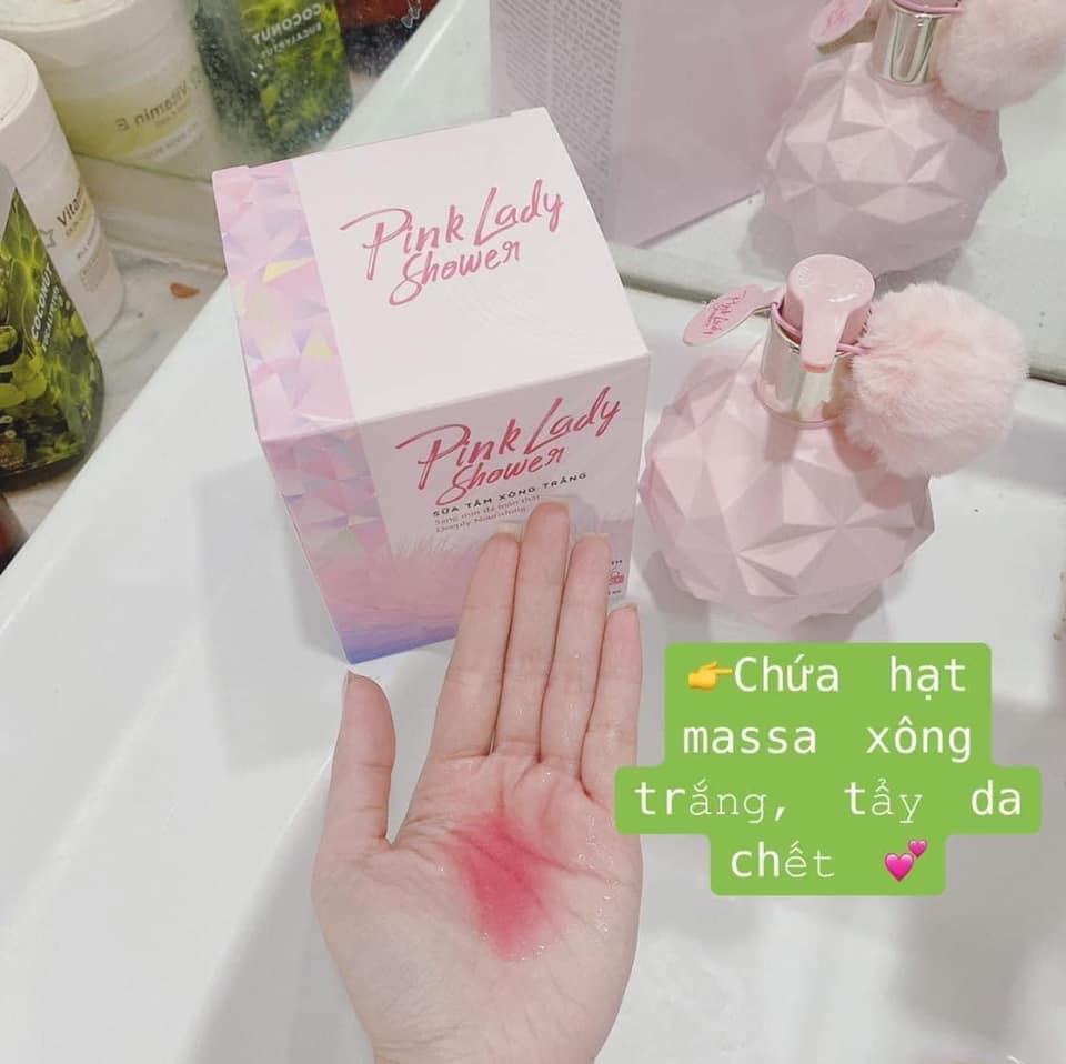 Sữa tắm xông trắng Pink Lady Qlady