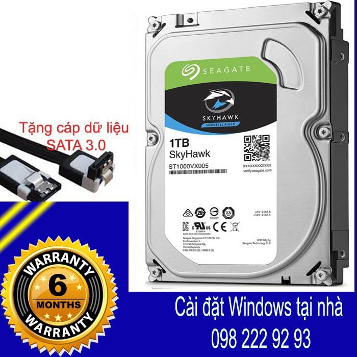 Ổ CỨNG 1TB SEAGATE DESKTOP SKYHAWK