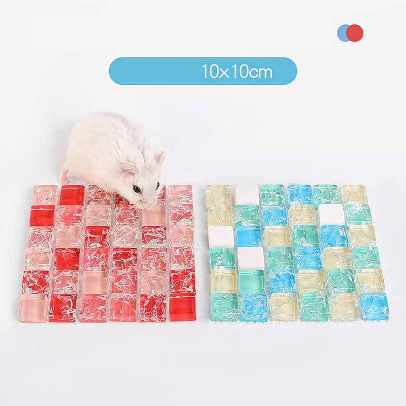 Thảm Đá Tản Nhiệt Làm Mát Cho Hamster Mẫu Pha Lê Nứt