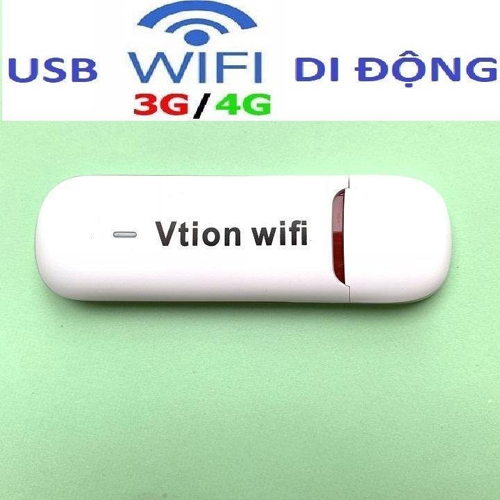 (Hàng Trung Nội Địa) Cục Phát Wifi 3G 4G Vtion - Usb Phát Wifi Cực Mạnh Từ Sim 3G 4G Đột Phá Tốc Độ