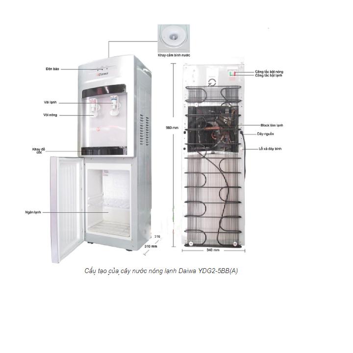 CÂY NƯỚC NÓNG LẠNH DAIWA YDG2 5BBA