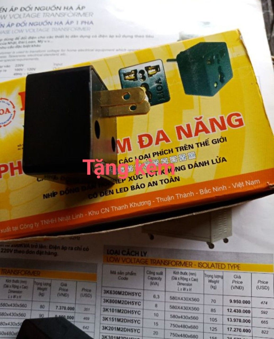 [HCM]Biến áp đổi nguồn 1200VA - 1000VA Lioa