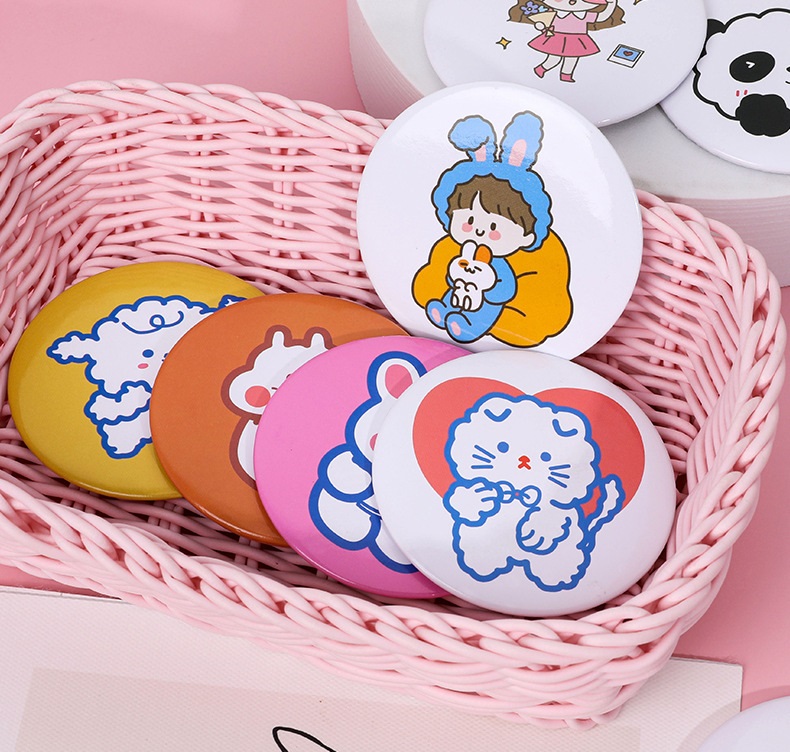 GƯƠNG MINI TRÒN 1 MẶT (mẫu ngẫu nhiên)