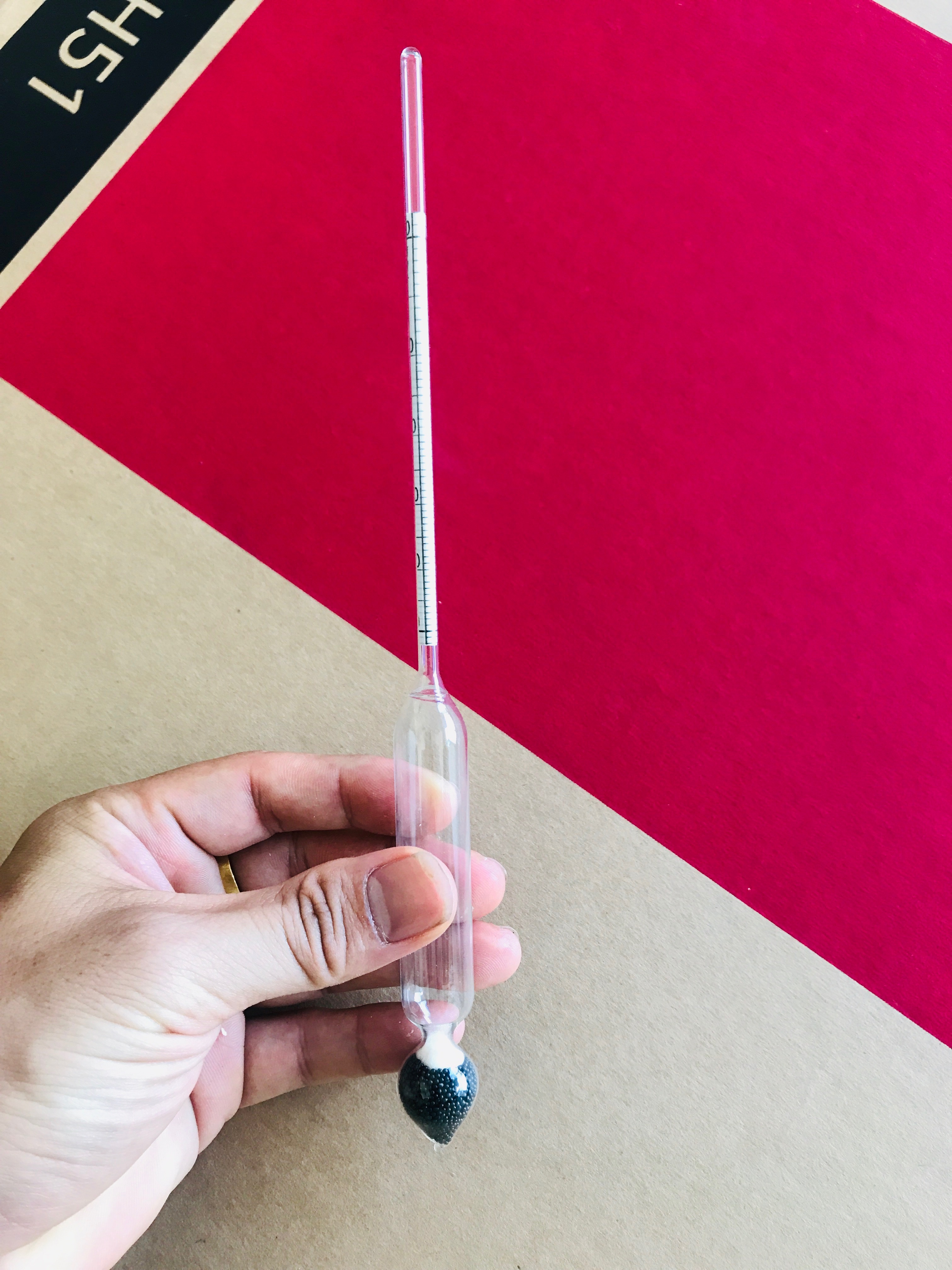 Dụng Cụ Đo Nồng Độ Cồn - Cồn Kế (0 đến 100%)