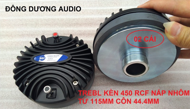 2 chiếc kèn 450 rcf nhập khẩu nắp nhôm từ 115 - loa treble