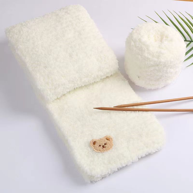 Len bông xù cuộn 100gr