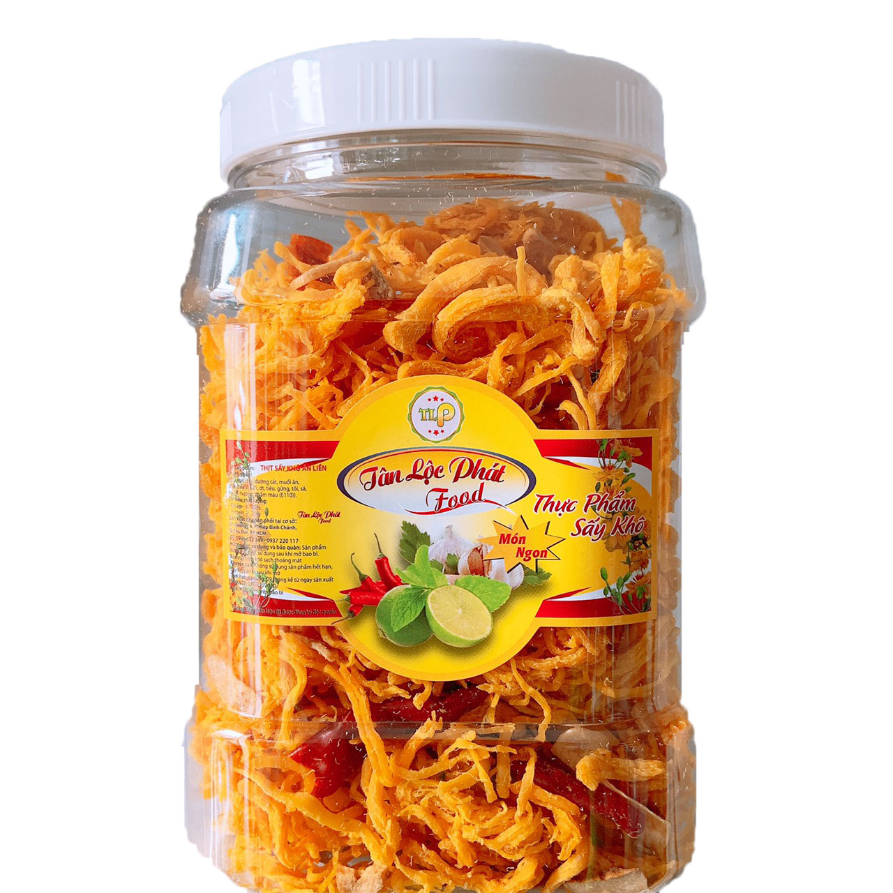 KHÔ GÀ BƠ TỎI TÂN LỘC PHÁT HŨ 500G