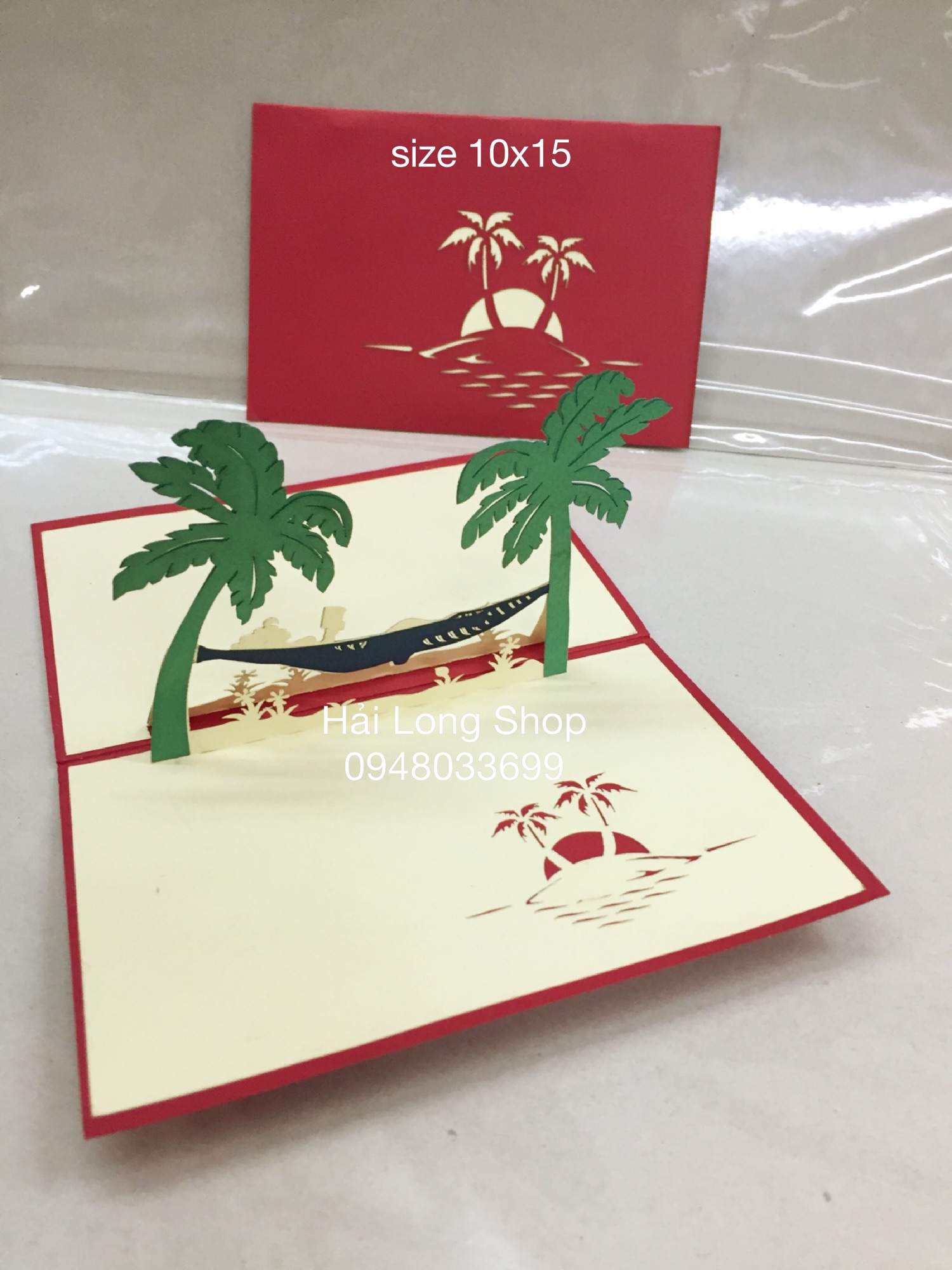 Nằm Vòng - Love - Thiệp 3D