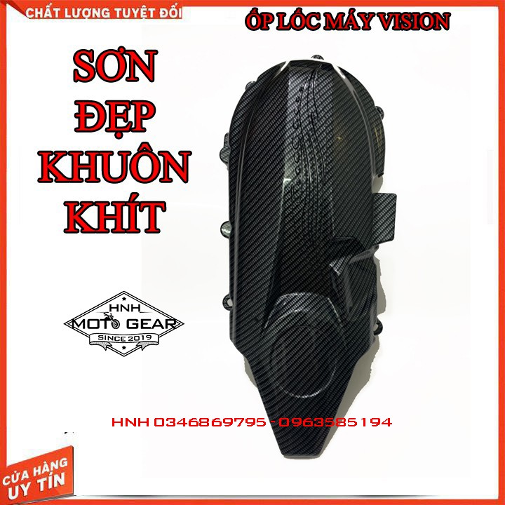 Ốp Lốc Máy Carbon Honda Vision 2016 - 2020