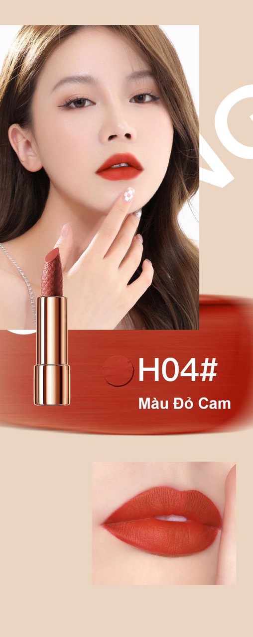 Set 4 cây son Hompar set fullbox + túi đựng son đeo chéo