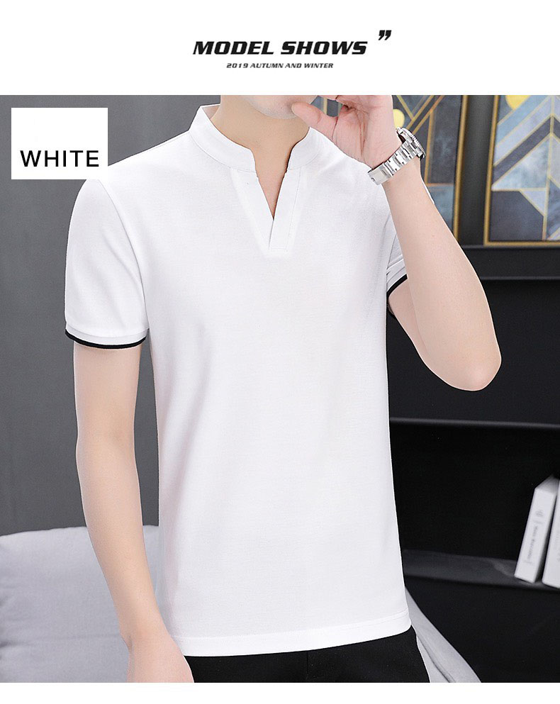 TOP ÁO THUN NAM CỔ TÀU TRỤ V TAY NGẮN MẪU MỚI 3 MÀU ĐƠN GIÃN MẠNH MẼ ĐƯỢC YÊU THÍCH NHẤT ÁO PHÔNG NAM 12