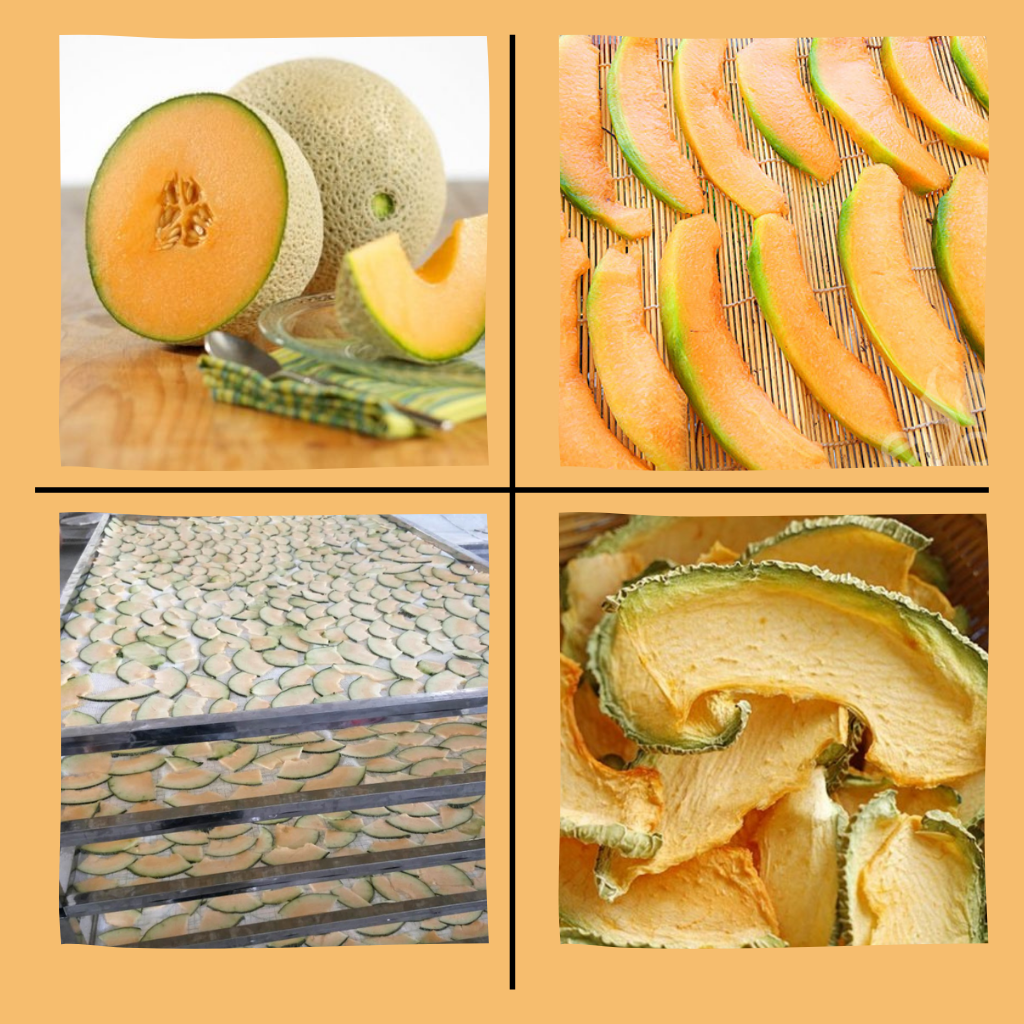 Robi Mart Freeze-Dried Sliced ​​Melon, 100g Pack