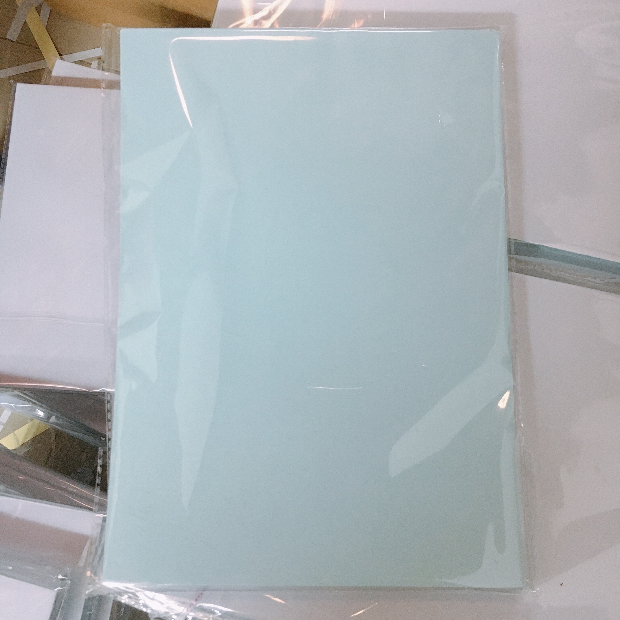 Giấy Decal A4 đế xanh - 100 tờ