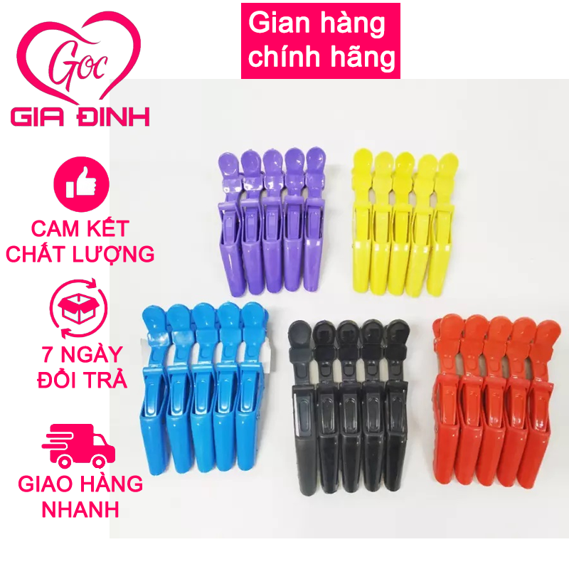 Set 04 kẹp tóc mỏ vịt thiết kế mới (màu ngẫu nhiên)