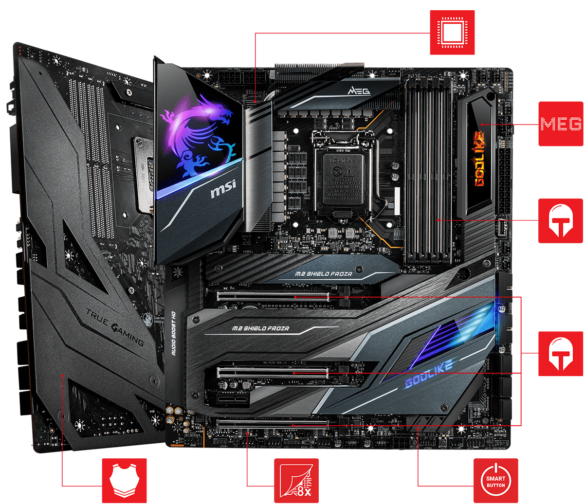bo mạch chủ MSI MEG Z490 GODLIKE