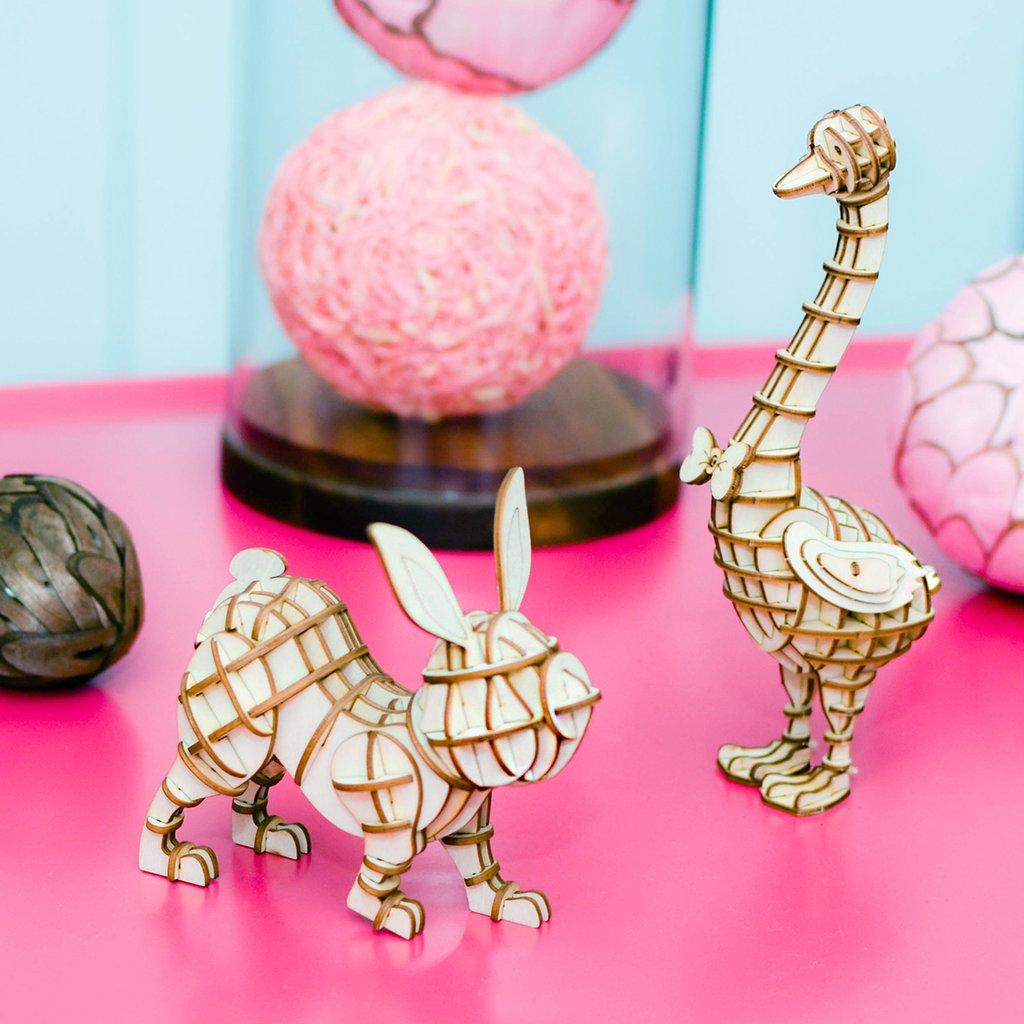 [HCM]Đồ chơi trẻ em mô hình 3D CÁC CON VẬT lắp ghép