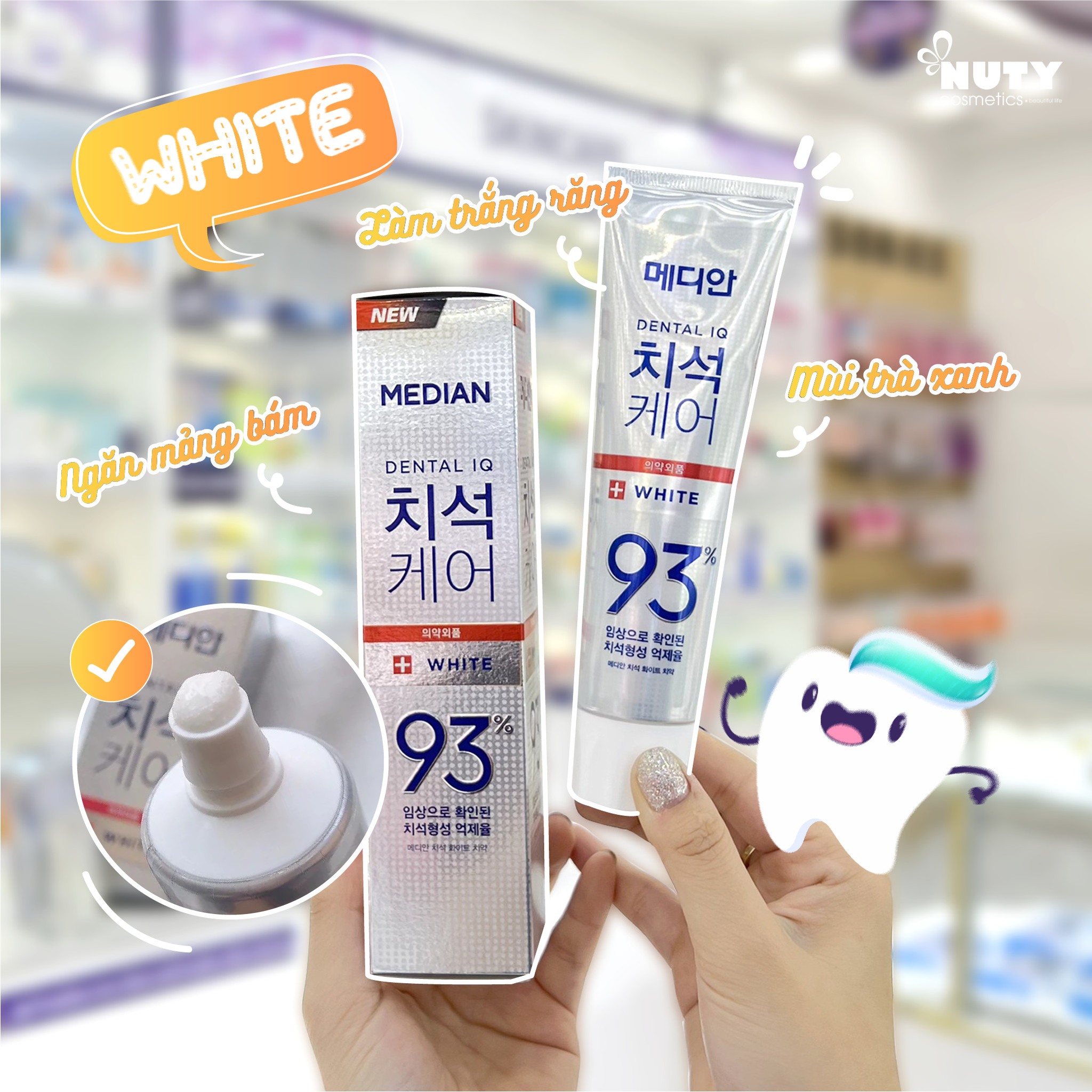 Kem Đánh Răng Median Dental IQ (120g)