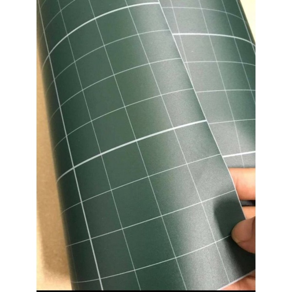 bảng decal dán tường kẻ ô li viết phấn