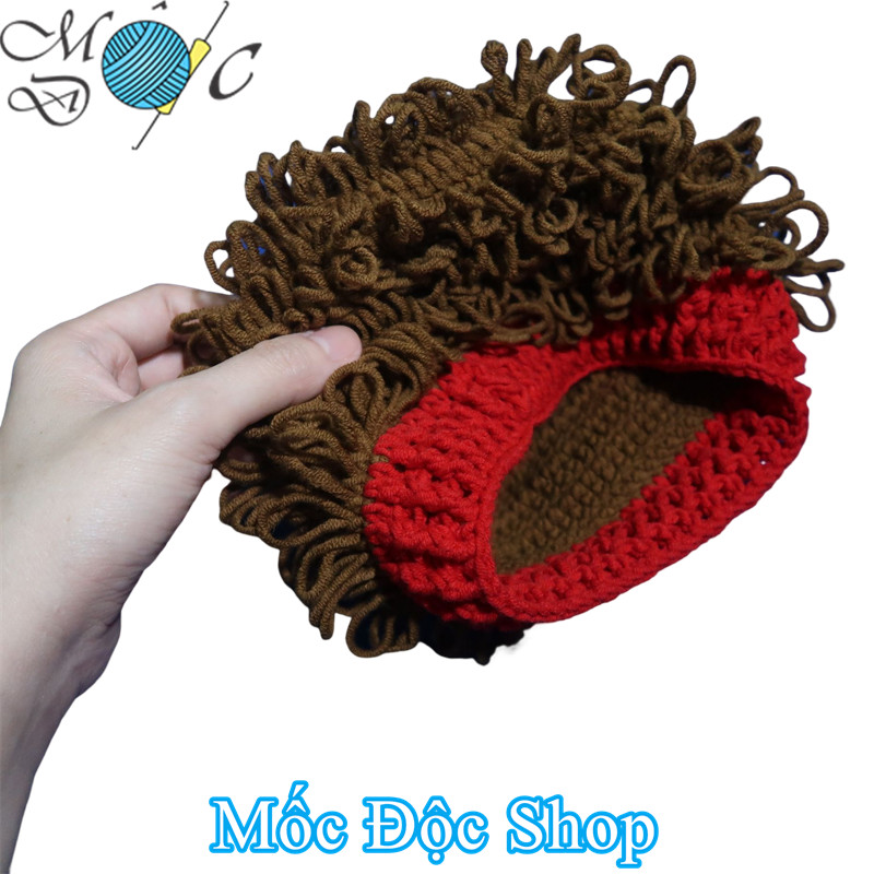 Mũ len tóc xù cho bé trai [dùng len Milk cotton nên độ bền cao]