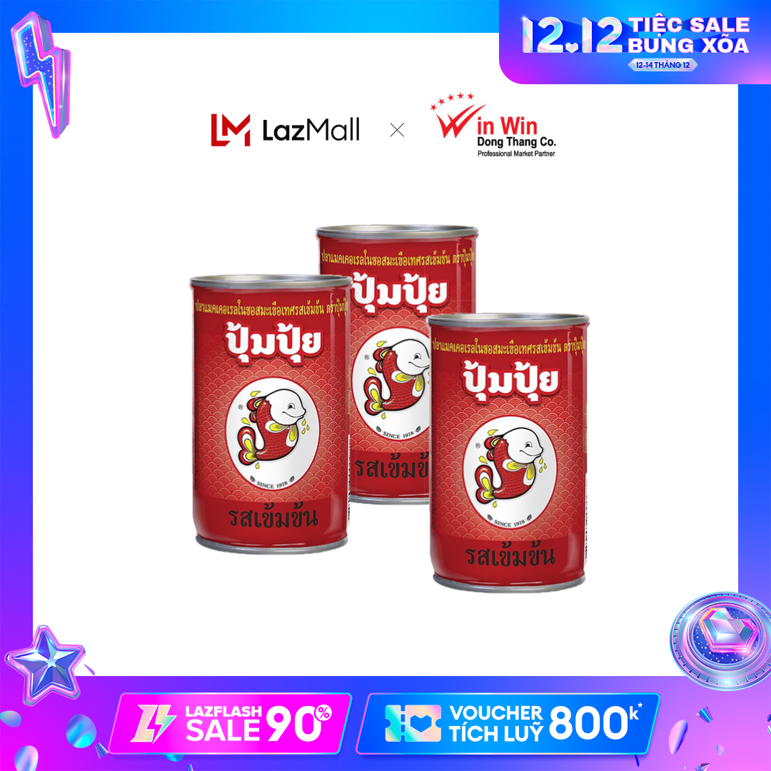 COMBO 3 Hộp Cá Sốt Cà Pompui 155g (Thái Lan) - Date 11/07/2024