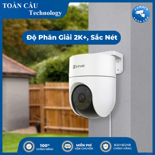 CAMERA EZVIZ H8C 2K+ ĐỘ PHÂN GIẢI 4MP TÍCH HỢP NHIỀU TÍNH NĂNG AI THÔNG MINH - Nhìn Đêm 4 Chế Độ, Quay Quét 2 Chiều, Xoay 360 Độ, Đàm Thoại 2 Chiều - CAMERA TOÀN CẦU