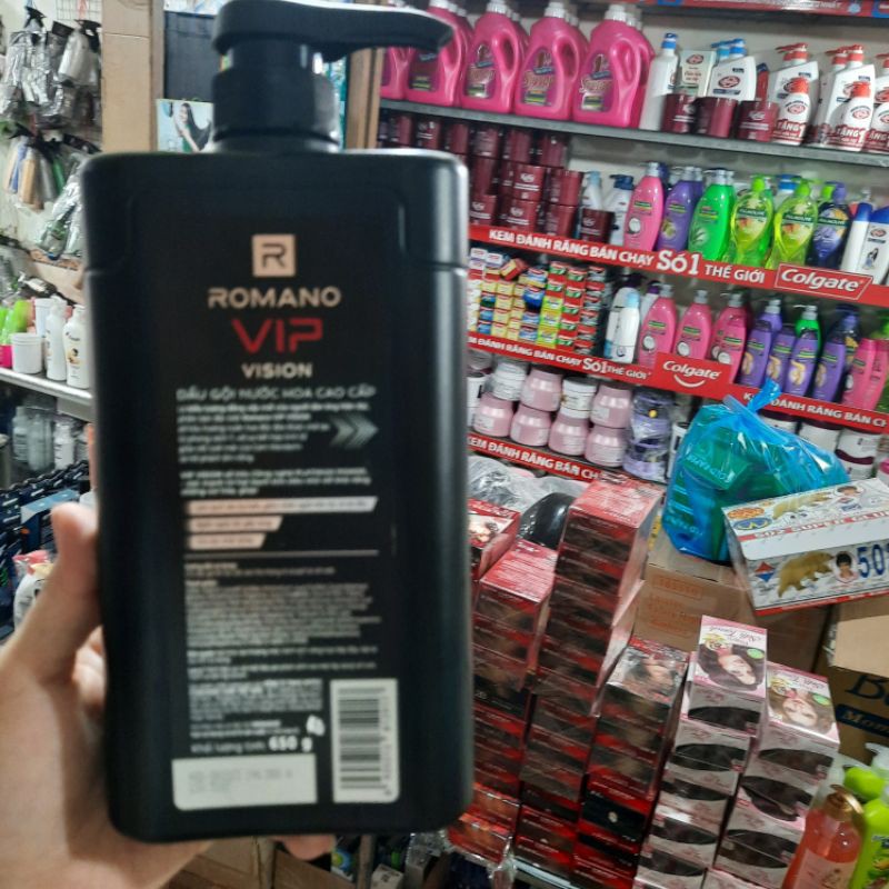 Dầu Gội ROMANO VISION VIP 650g