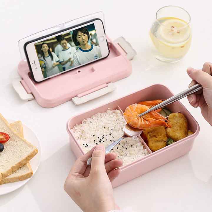 Hộp 3 ngăn đựng cơm tiện lợi