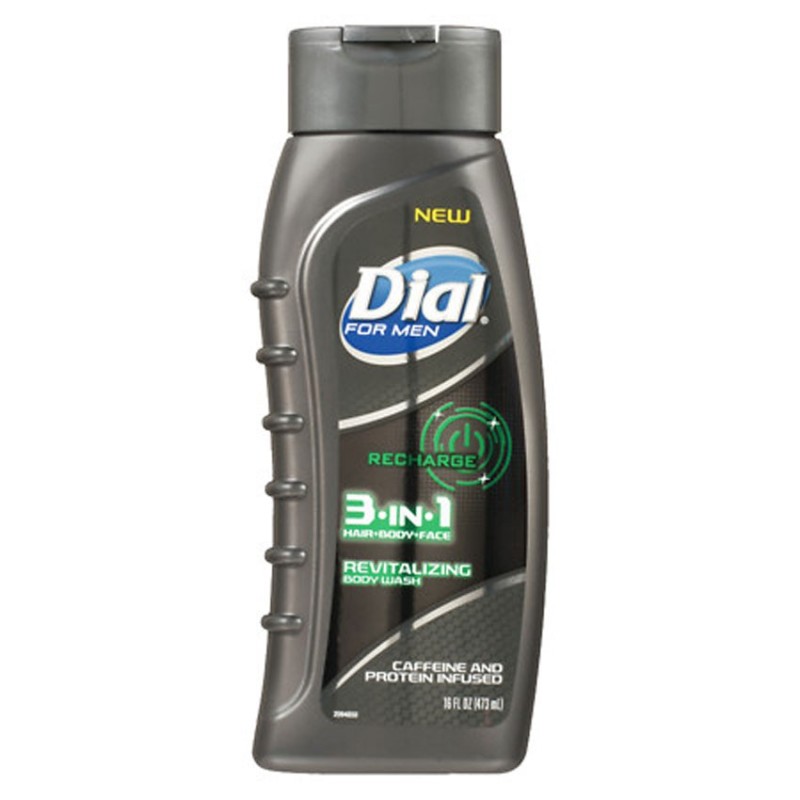 Sữa tắm gội Dial For Men 3in1  Recharge 473ml - USA cao cấp