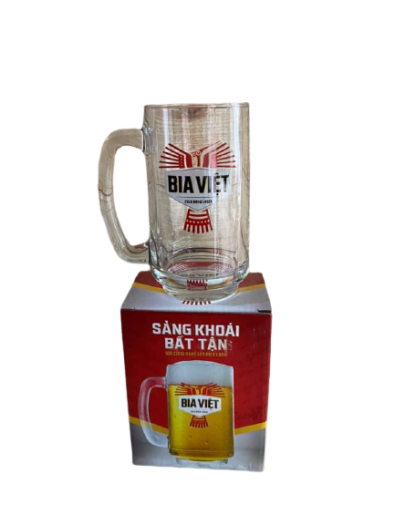 Set 2 ly thuỷ tinh quai ( 330ml/1ly )