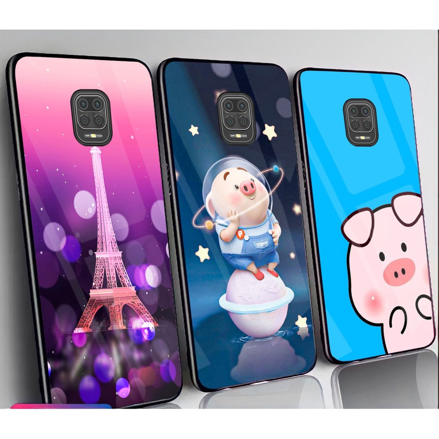 Ốp Lưng Xiaomi Note 9, Note 9S, Note 9 Pro mặt kính gương sáng bóng, thời trang