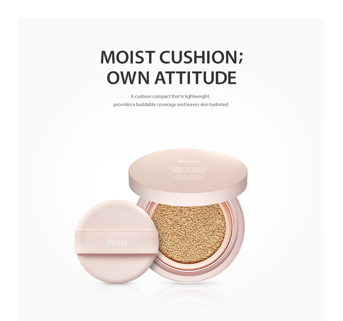 Phấn Nước Huxley Moist Cushion Own Attitude (12g)