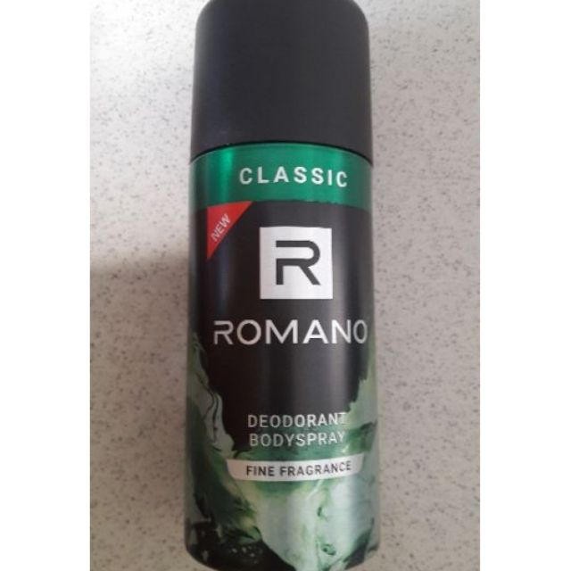 [HCM]Xịt Khử Mùi Romano Classic 150ml