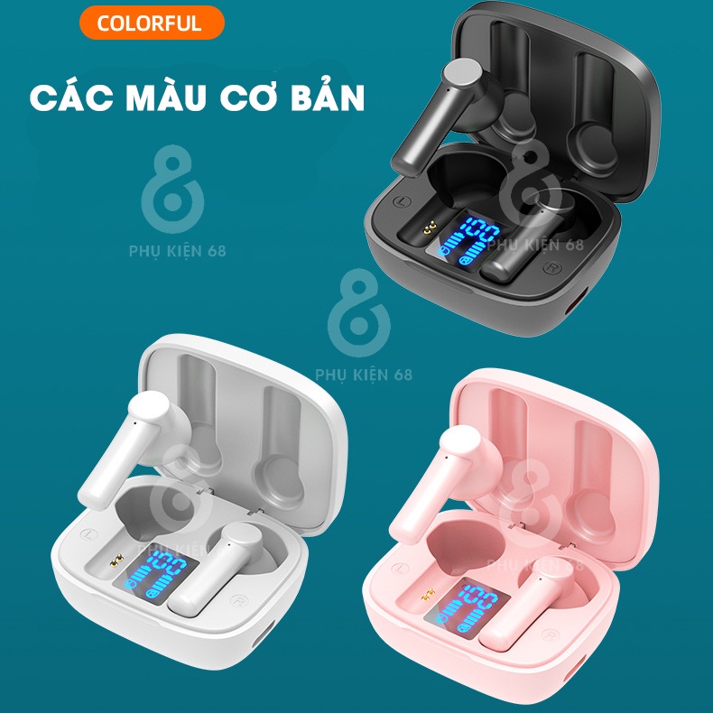 Tai nghe Bluetooth không dây LB8 Pro TWS 5.0 True Wireless cảm ứng chống nước pin trâu giá rẻ cho Android iOS