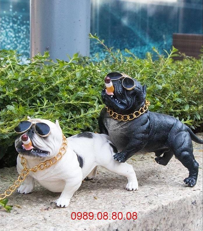 Chó pitpull đặt taplo ô tô
